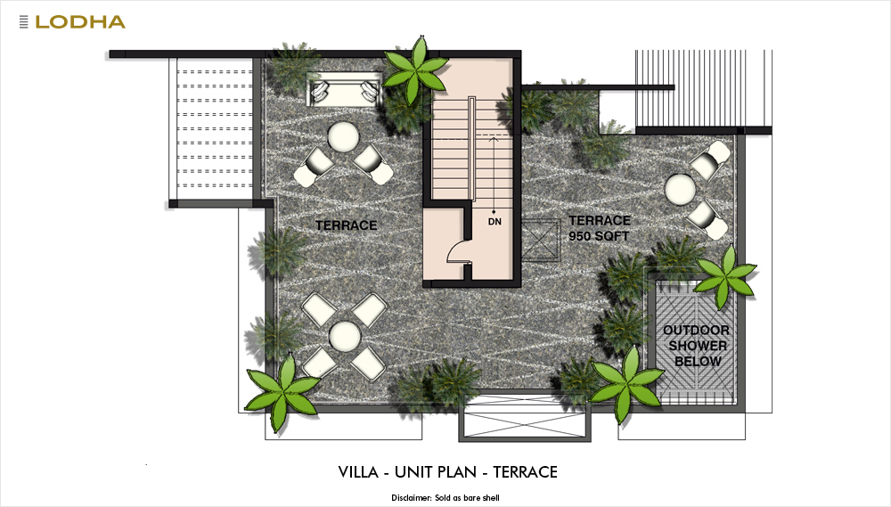 Floor  Unit Plans Of 3, 4 Bed Residences, Sky Duplex And Golf Villas At 